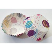 Cupcake Kağıdı No:3 8x3,5cm 40 Adet Balon Desenli
