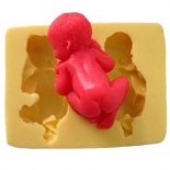 Bebek Modelli  İkili Kokulu Taş Sabun Kalıbı Silikon