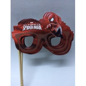 Spidermen Gözlük Parti Süsü Çubuklu