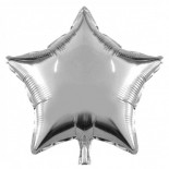 Folyo Balon Yıldız Gümüş 45 cm
