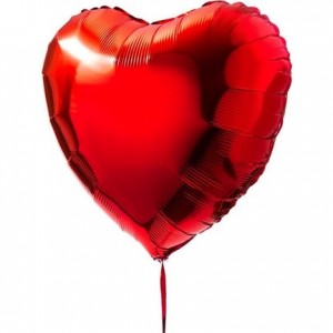 Folyo Balon Kırmızı Kalp 60 cm