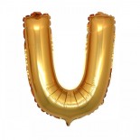 Folyo Balon Altın Renk U Harf  70 cm İndirimde
