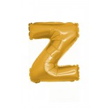 Folyo Balon Altın Renk Z  Harf  70 cm İndirimde