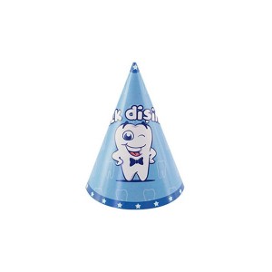 İlk Diş Şapka Karton 6lı Mavi