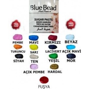 Blue Bead Kırmızı Şeker Hamuru 250 gr